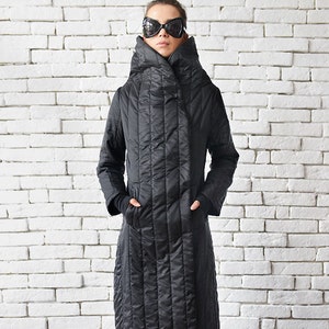 Extravagant Black Coat/Long Loose Jacket/Oversize Black Cardigan/Black Maxi Coat/Long Sleeve Coat/Large Collar Oversize Jacket/Cozy Coat