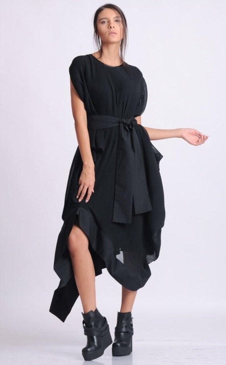 Oversize Maxi Dress/asymmetric Tunic Dress/sleeveless Loose - Etsy