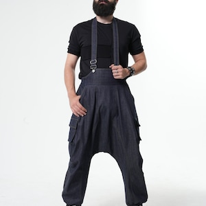 NEW Mens Jumpsuit / Men Romper / Denim Jumpsuit