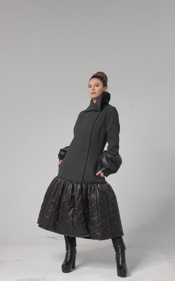 ヴェルサーチ　チェスター　ロング　コート　ウール　グレー　灰色　VERSACE ヴェルサーチチェスターロングコートウールグレー灰色VERSACE