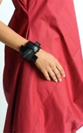 Genuine Leather Bracelet / Black Wristband METBR11A product logo
