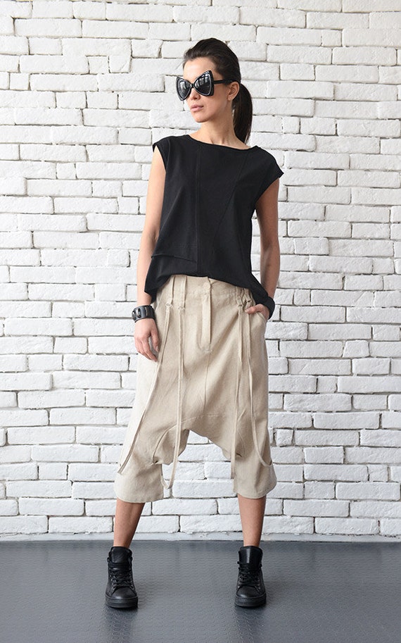 Elastic Waist Natural Light Grey Linen Pants With Belt and - Etsy | Linen  pants, Linen summer outfits, Trousers women
