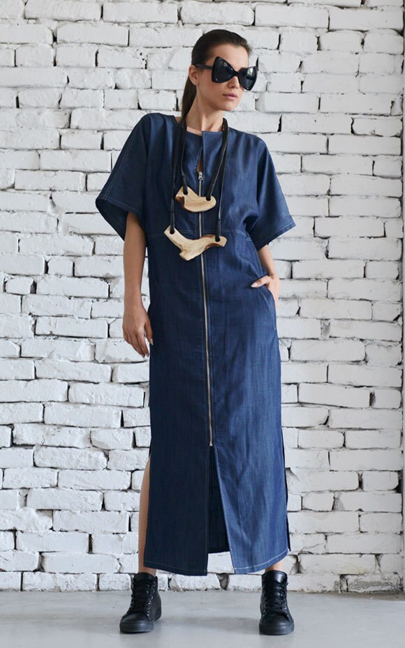 denim tunic dress plus size