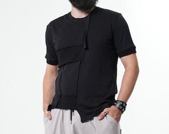 NEW Techwear Tshirt / Asymmetric Blouse / Tshirt Men / Urban Shirt