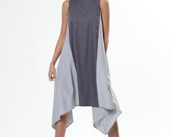 Boho Tunic Dress / Asymmetric Dress / Boho Maternity Dress / Summer Kaftan METD0222
