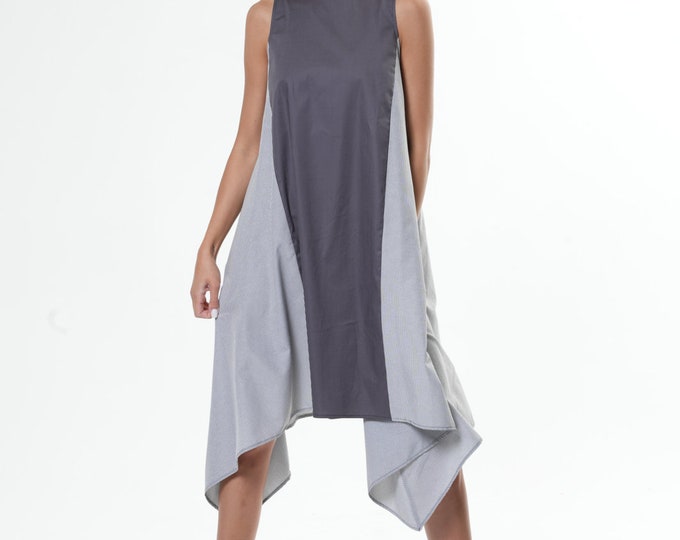 Boho Tunic Dress / Asymmetric Dress / Boho Maternity Dress / Summer Kaftan METD0222