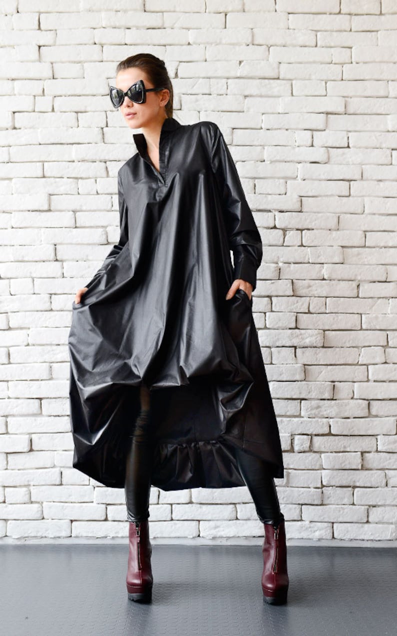 Black Maxi Dress/oversize Black Kaftan/long Sleeve Dress/loose | Etsy