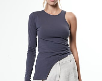 Asymmetric Tunic Techwear Women METT0240