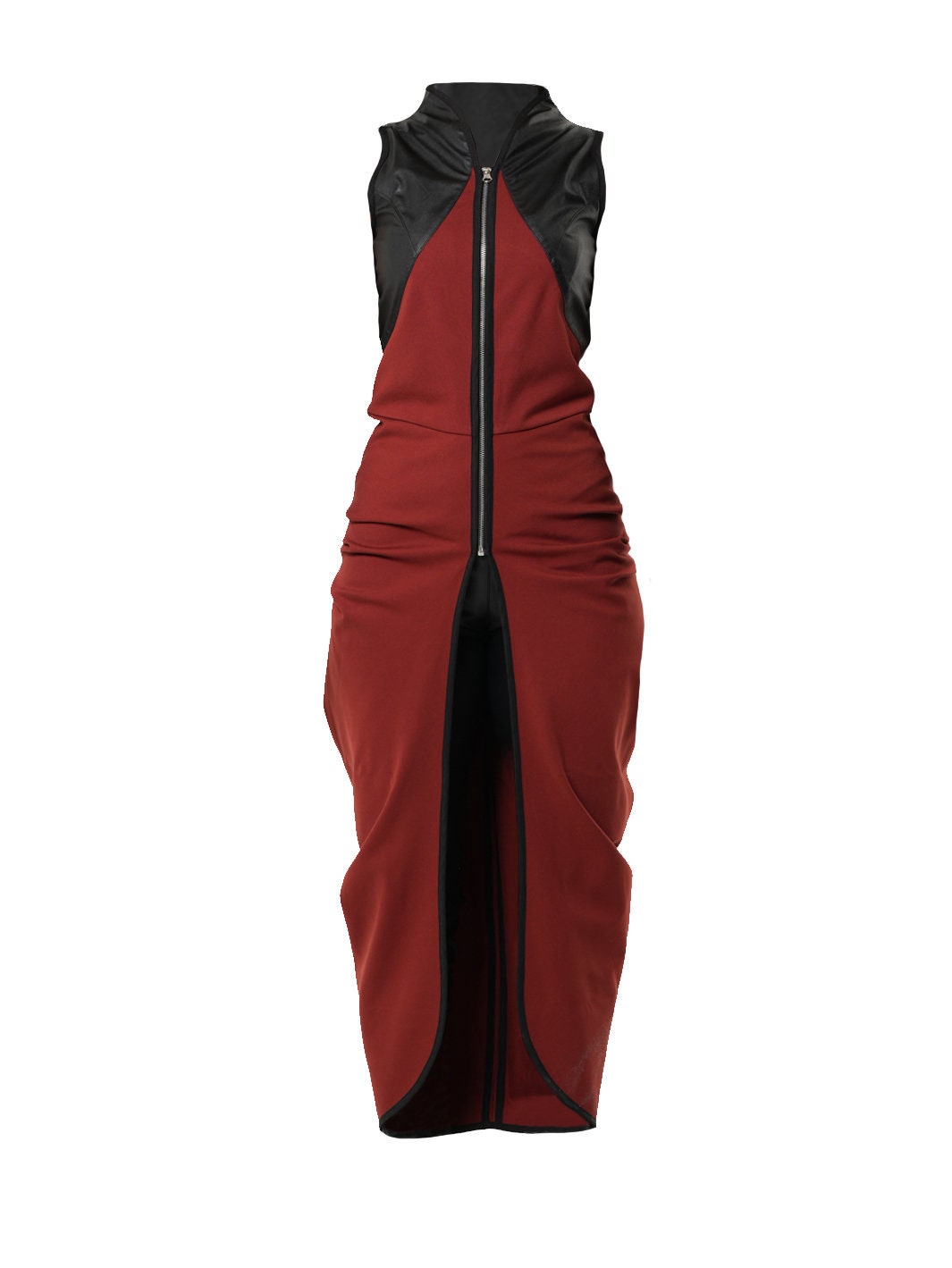Scarlet Darkness Tie Tank Dress Women Sleeveless U-Neck High