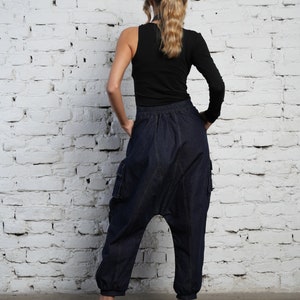 Plus Size Jumpsuit / Loose Jumpsuit / Oversized Jumpsuit / Denim Romper / Summer Jumpsuit / Wide Leg Jumpsuit / Casual Jumpsuit / Jumpsuit image 2