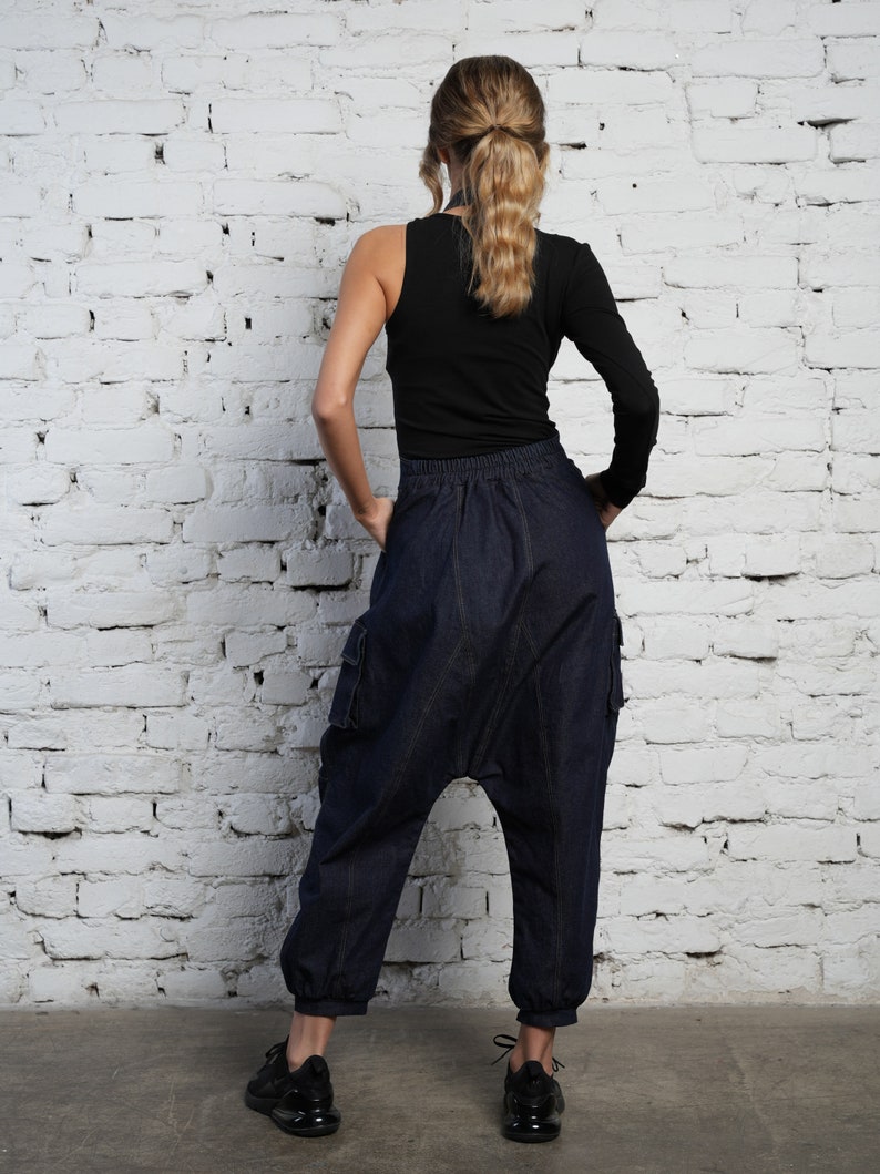 Plus Size Jumpsuit / Loose Jumpsuit / Oversized Jumpsuit / Denim Romper / Summer Jumpsuit / Wide Leg Jumpsuit / Casual Jumpsuit / Jumpsuit image 2