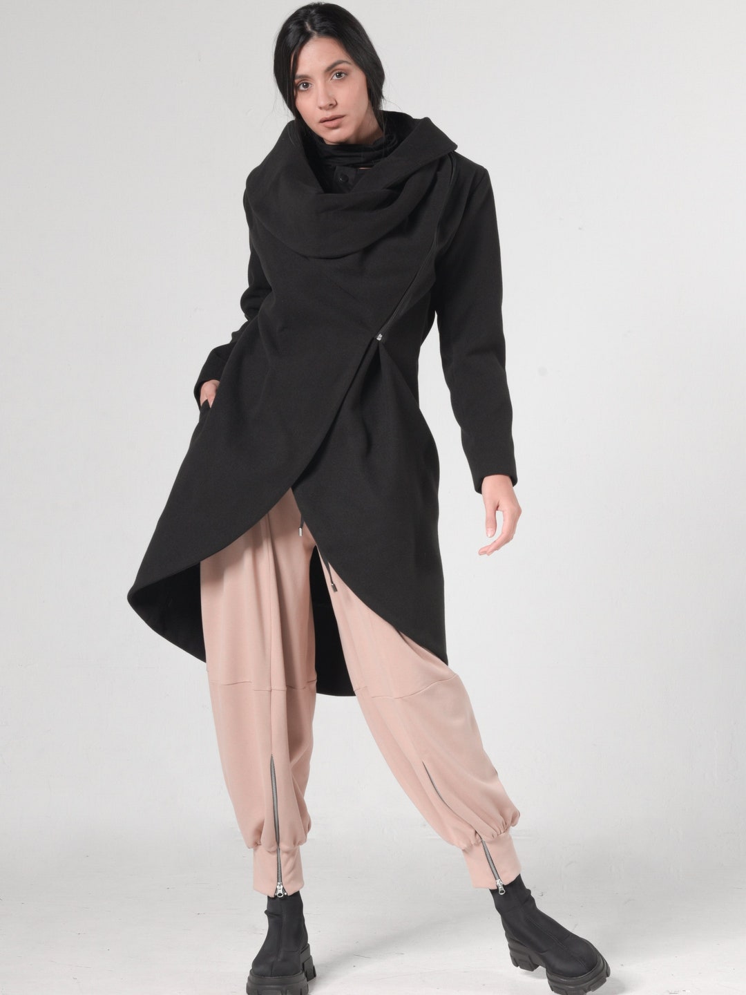 Avant-Garde Mesh Blazer Coat