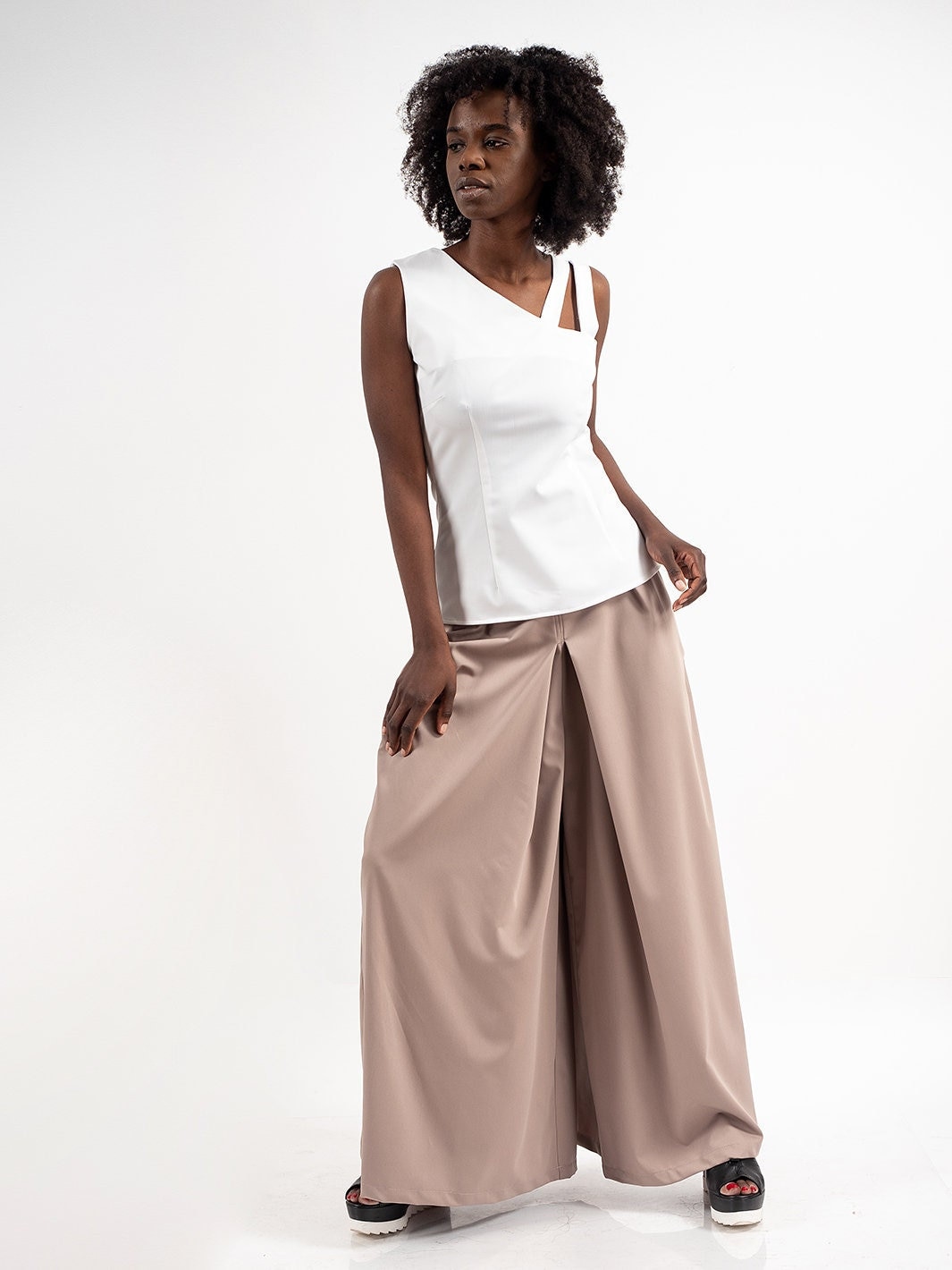 Maxi Pants / Loose Pants Women / Wide Leg Pants Women / Summer Trousers /  Palazzo Pants Women / Wide Leg Trousers / Metamorphoza