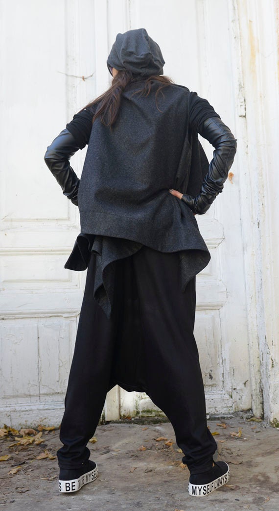 High Quality Wool Coat / Extravagant Maxi Tunic Top / - Etsy