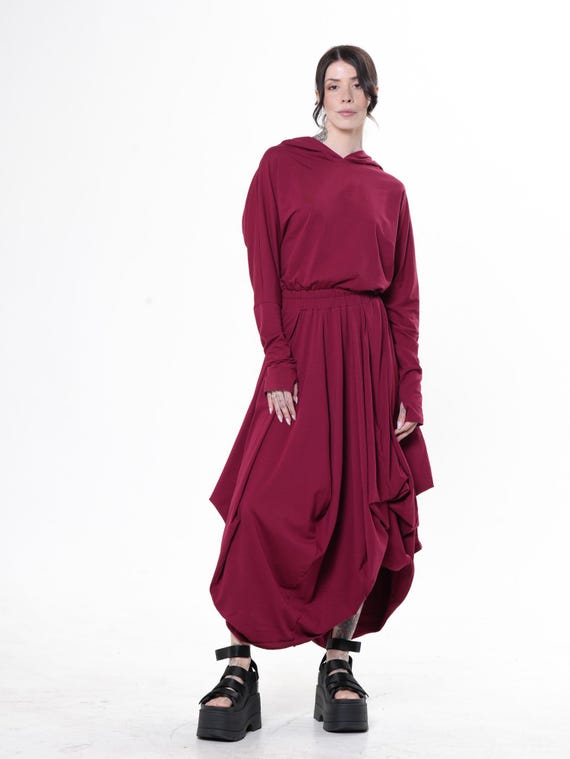 dress sporty casual Burgundy Hooded Midi – Cotton Comfort METD0263 sporty casual outfits Eliza J Off-The-Shoulder Cocktail colour:Green Featuring a white/navy v Fabric:Rayon