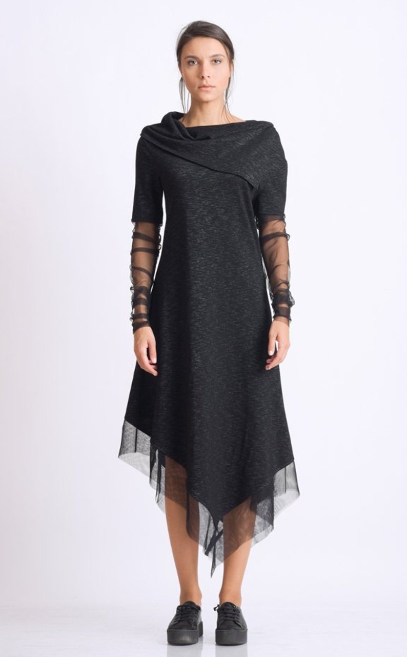 asymmetric tunic dress