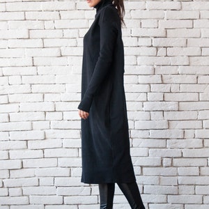Long Loose Dress/black Maxi Dress/long Sleeve Oversize - Etsy