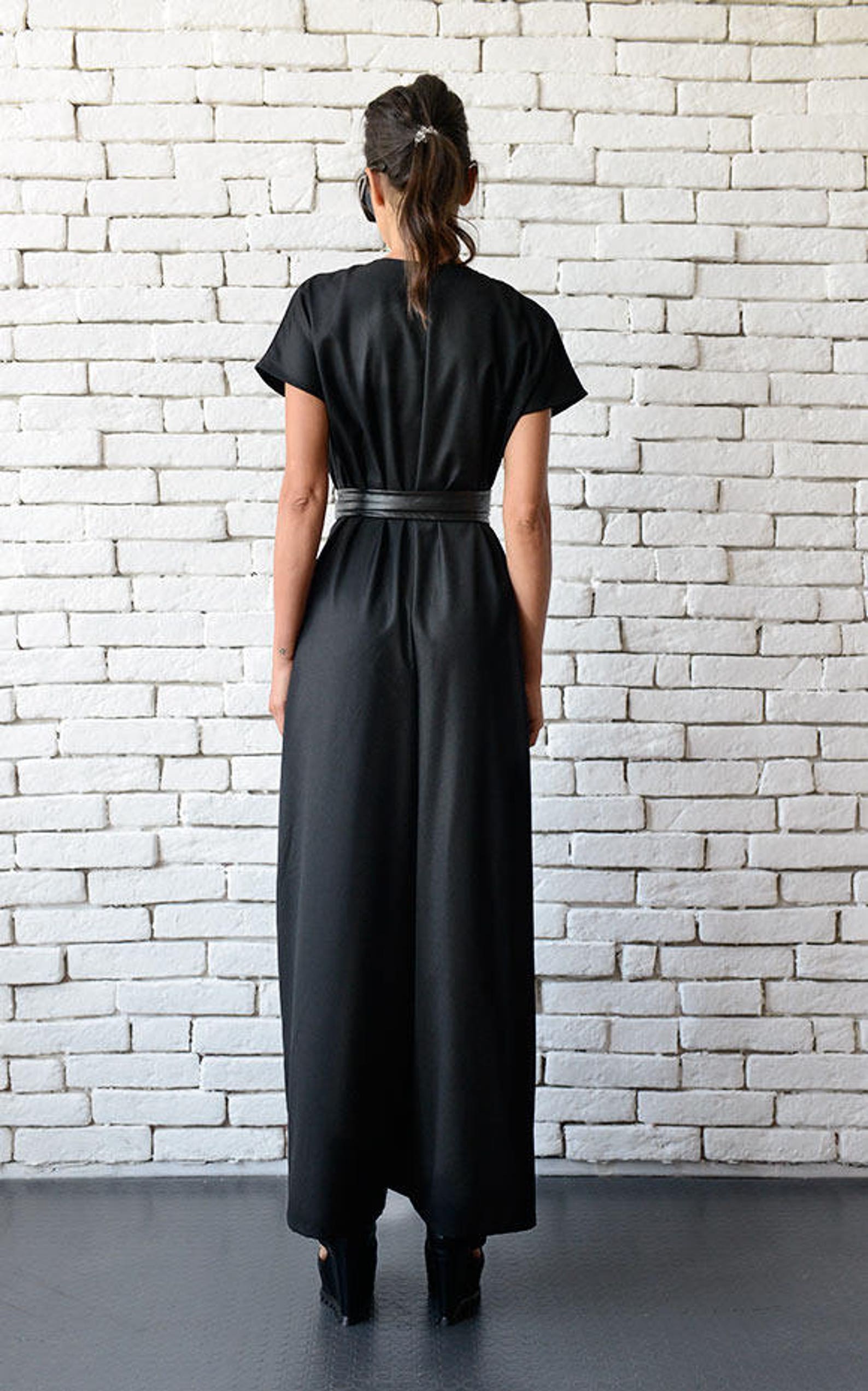 Free Size Overall Maxi Jumpsuit