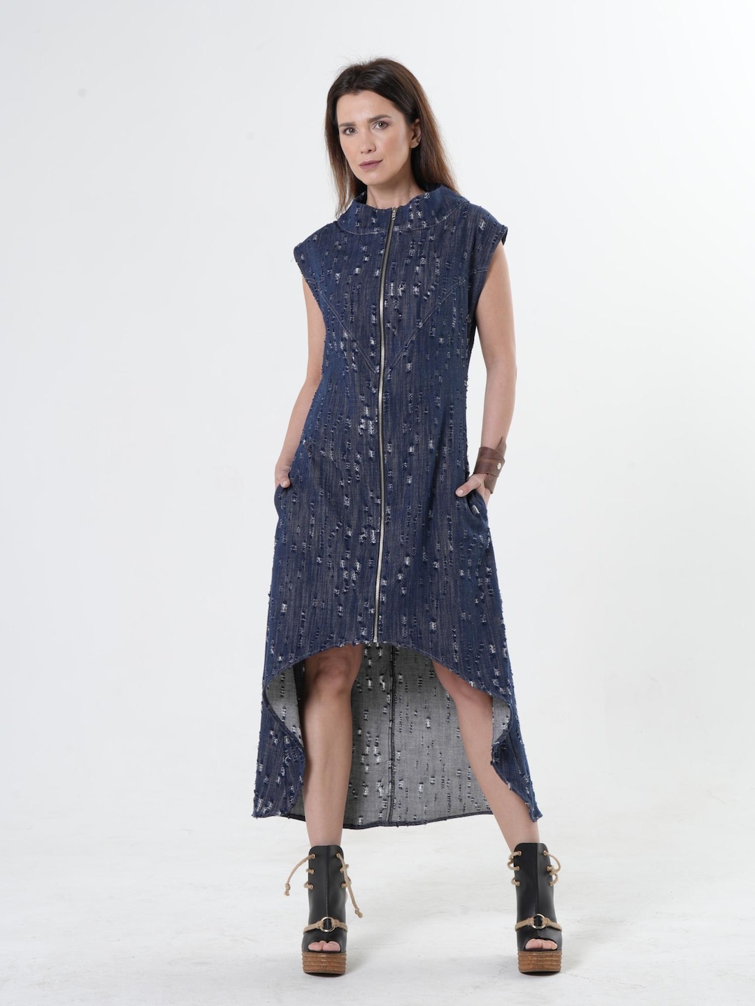 a line dress with sleeves Karen Kane Short Sleeve A-Line Dress Black L / Black