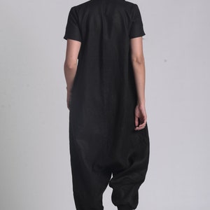 Plus Size Summer Linen Jumpsuit by METAMORPHOZA - Etsy