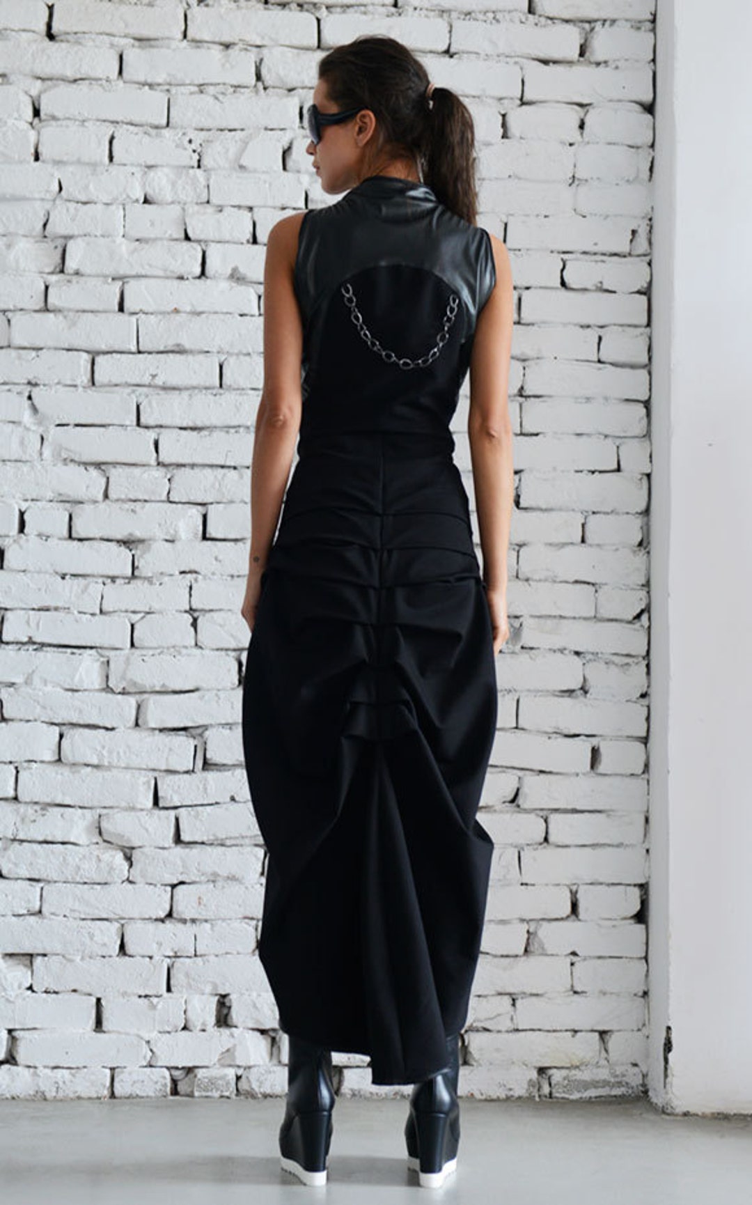 ASYMMETRY GILET DRESS 【新品本物】 sandorobotics.com