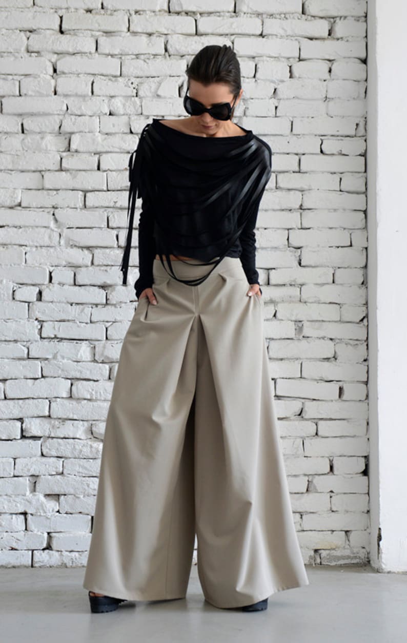 {Guoran} High quality women formal office work trousers black beige ladies business pencil pants 