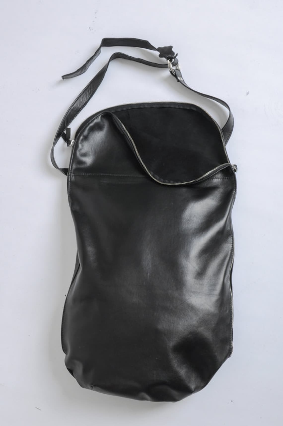 Medium Viscose Tote Bag - Black