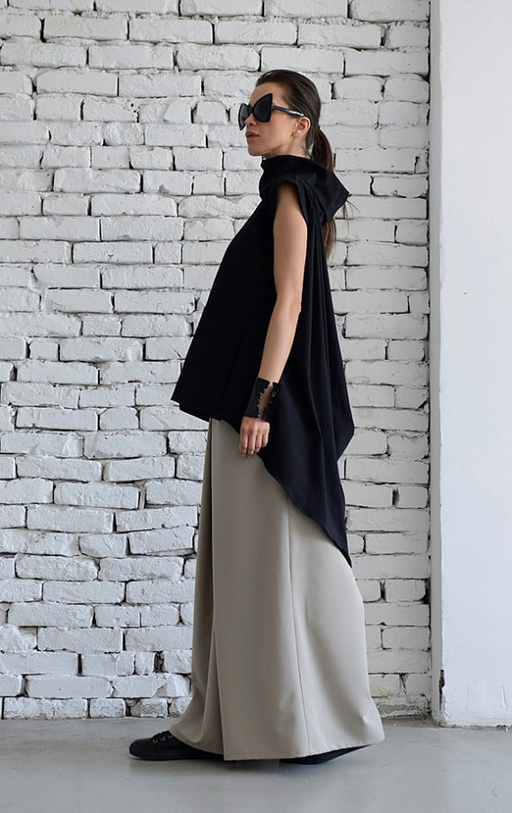 turtle neck maxi top