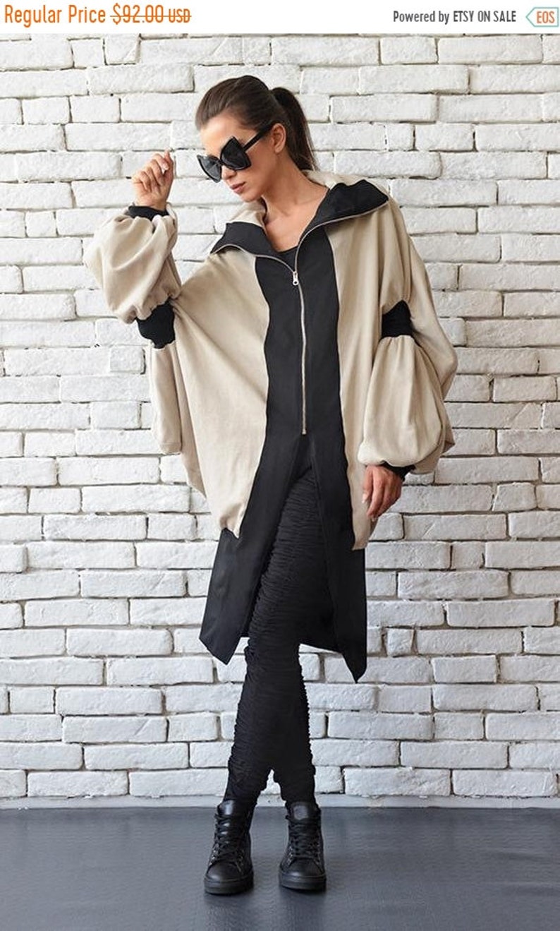 beige maxi coat