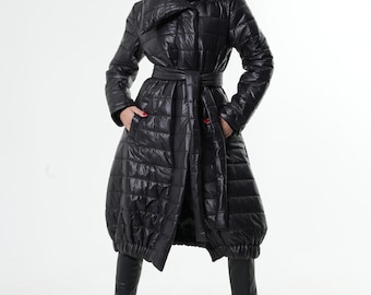 Leather Accent Sleeveless Puffer Jacket - Women - Ready-to-Wear