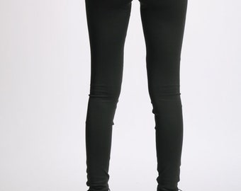 Slim Leather Pants/black Skinny 
