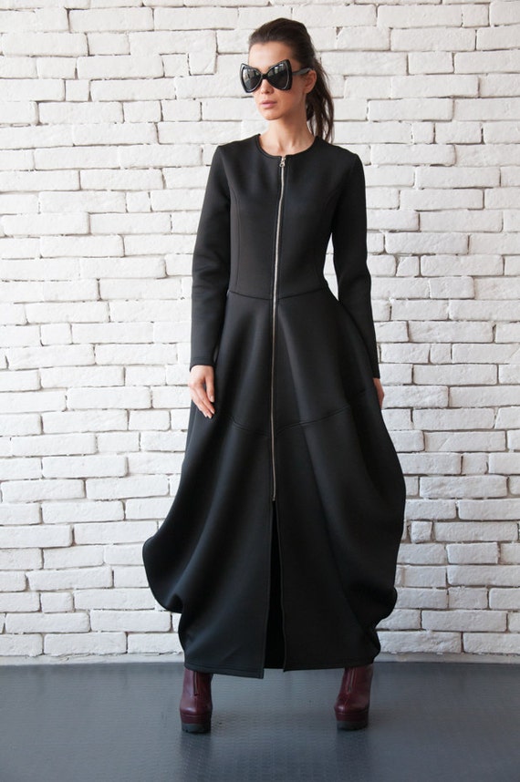 black dress coat