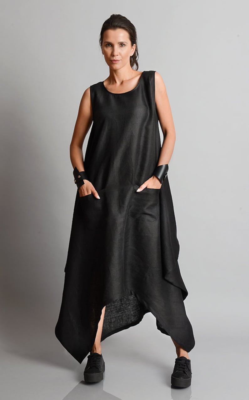 plus black maxi dress