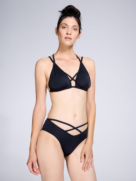 strappy bathing suit top