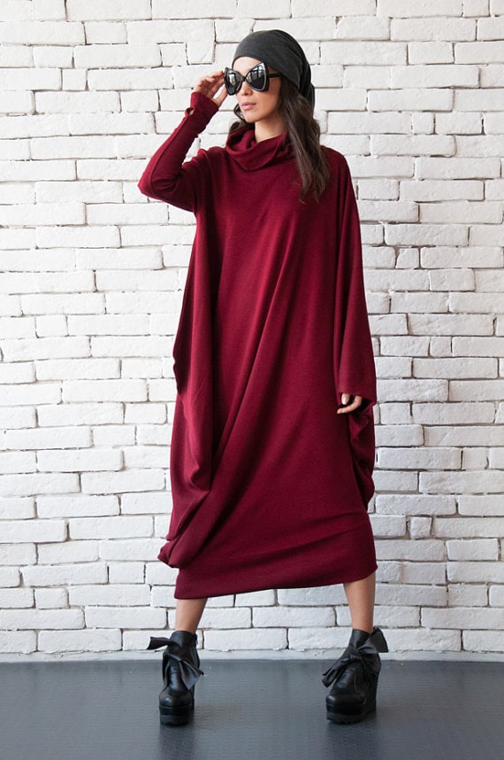 Grey Loose Hat / Draped Hat / Bad Hair Day Hat / Burning Man Etsy