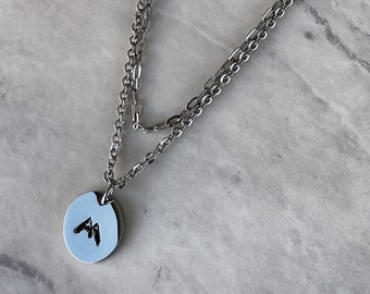 SALE  - Layered Mountains Necklace - Stainless Steel Mountains Necklace - Backpacker Gift - Minimalist Hiker Necklace