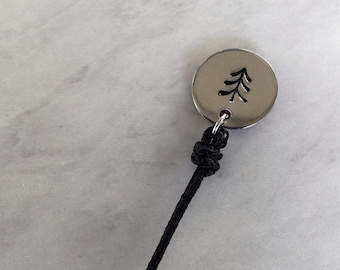Simple Pine Tree Camera Lens Cap Leash - Paracord Lens Cap Holder - Lens Cap Keeper - Lens Cap Safety - Pine Tree