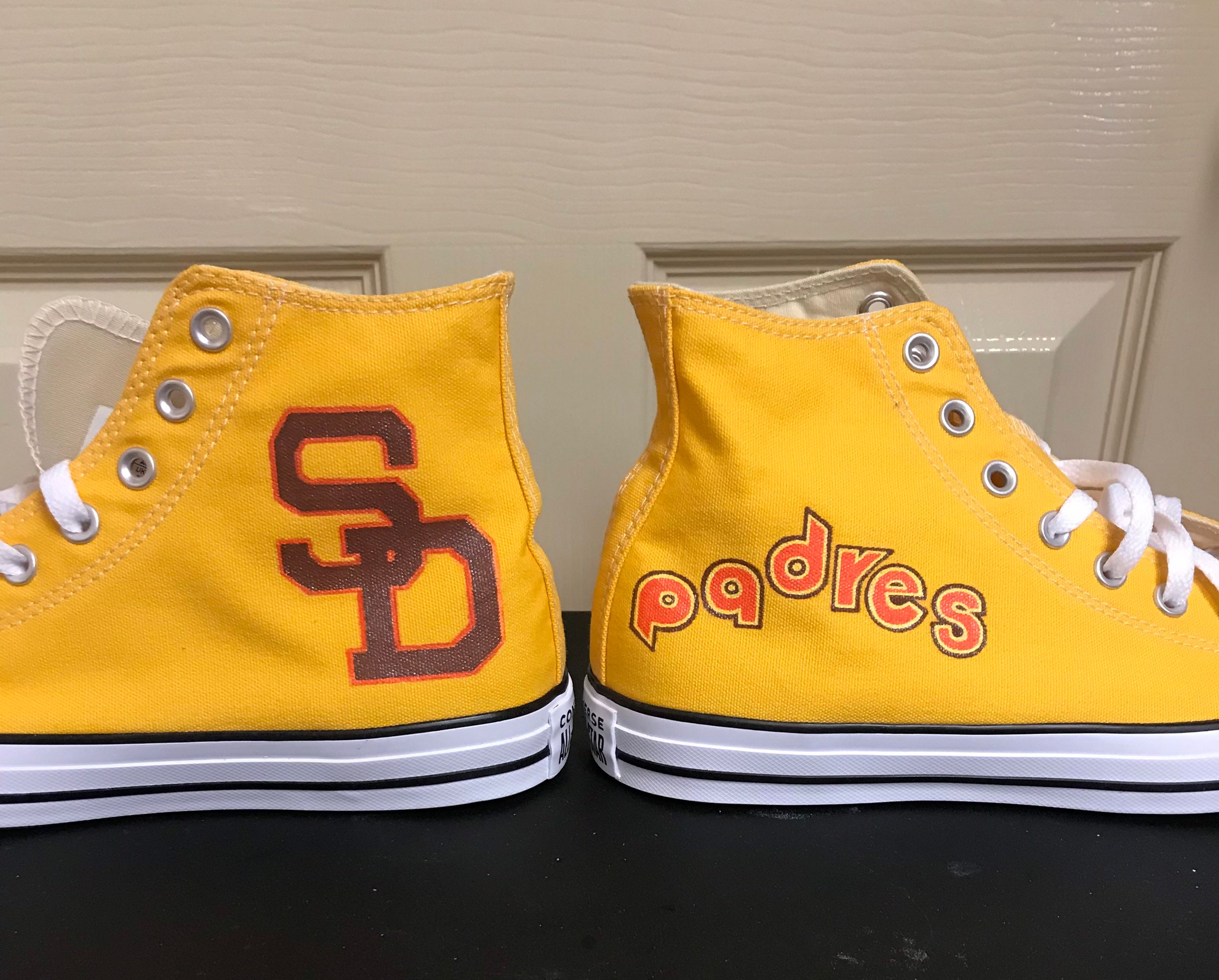 Custom Hand-painted San Diego Padres Converse Etsy