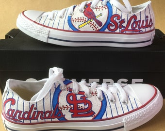 St Louis Cardinals Converse low-tops