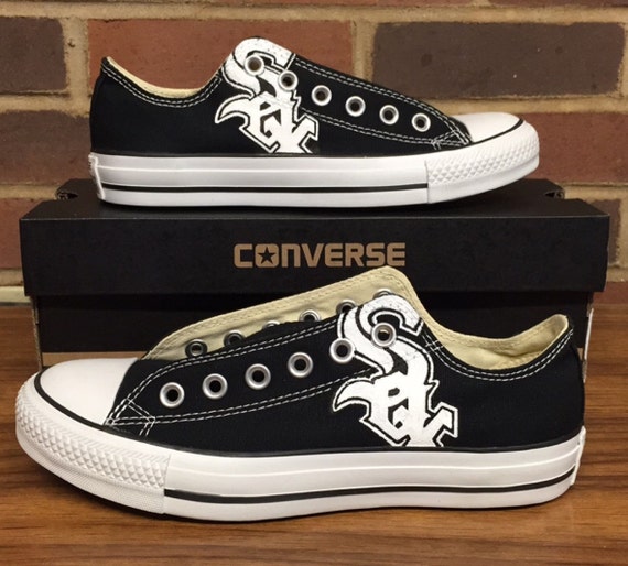 Chicago White Sox Low-Top Converse | Etsy