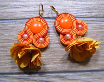 boucles d'oreilles soutache