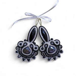 Handmade  Soutache Earrings - Elegant Statement Jewelry