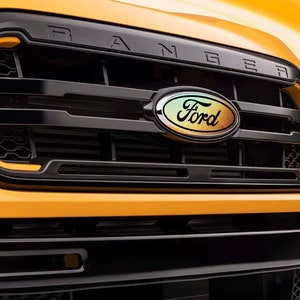 Fits Ford Ranger 2019-2022 Emblem Overlay Badge 3M Decal/Sticker Grille & Tailgate SET of 2