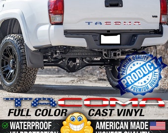 Toyota Tacoma Vinyl Decals American USA Flag 2018-2023