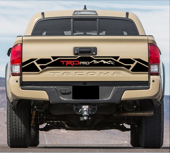 Fits 2024+ Toyota Tacoma Tailgate Handle Letter 3M Vinyl Decals/stickers - Canada