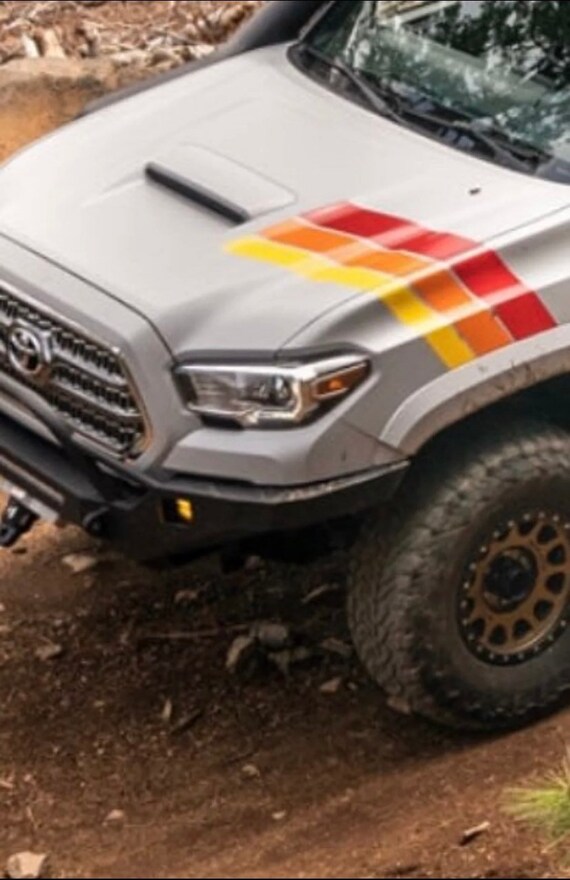 Toyota TRD Retro Side Hood and Fender Decals Etsy