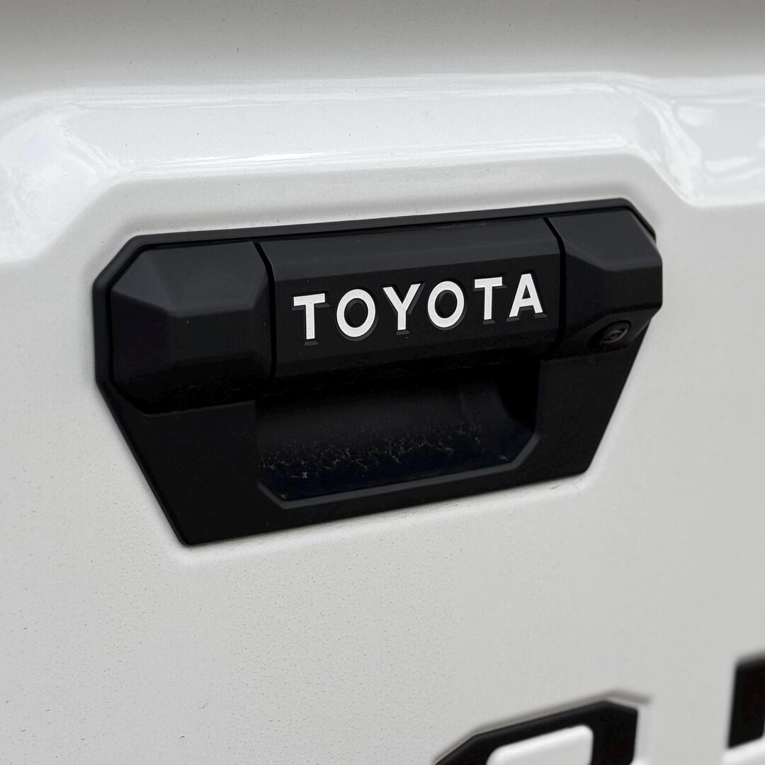 thumbnail image 2 of ZXRGFX Tailgate Handle Vinyl Decals For 2024-2025 Toyota Tacoma - Custom Accent Graphics 2 of 3