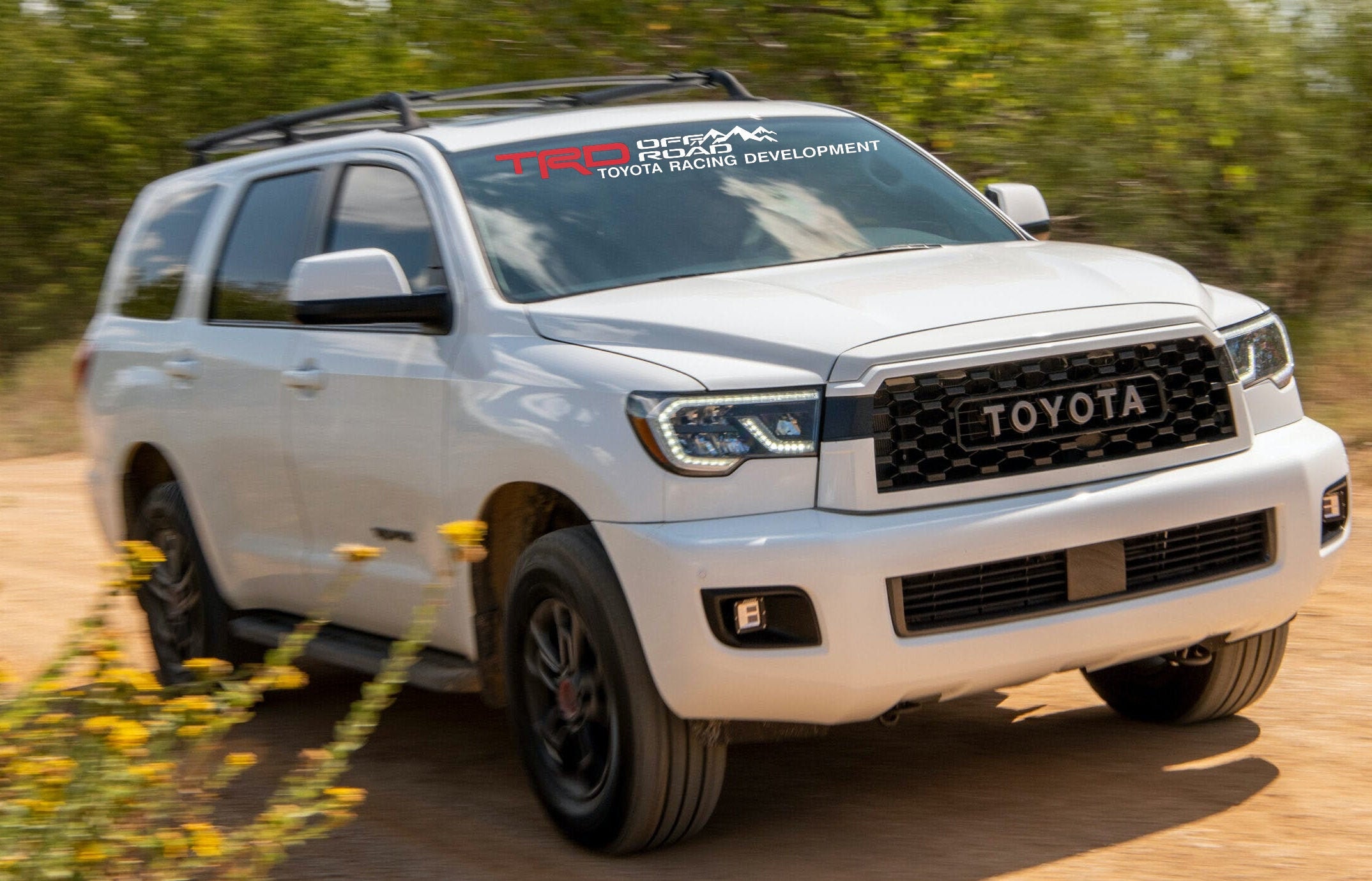 Toyota Sequoia Windshield Vinyl Decals TRD off Road Etsy