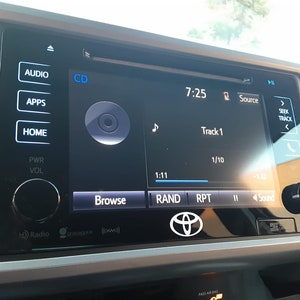 Toyota Tacoma Logo for dashboard system decal Lasts 8+ High Quality Waterproof