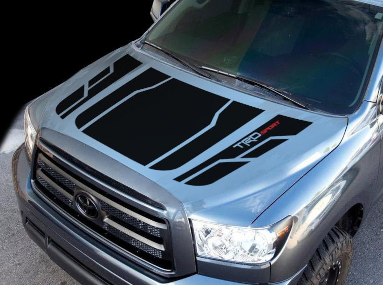 TRD Toyota Tundra Pro Hood Decal Lasts 7 High Quality Free Installation ...